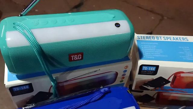 Speaker Portable Blutoth TG-144 Led Superbass Original Suara Mantap Dijamin Bos