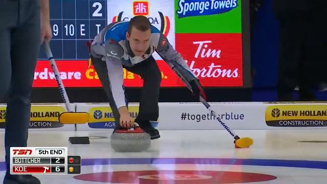 2018 Home Hardware Canada Cup of Curling - Koe vs. Bottcher (Draw 7) смотреть онлайн