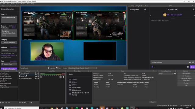 How To Stream Multiple Views To Twitch From One PC Using OBS And Discord смотреть онлайн