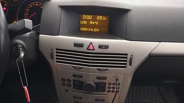 Opel Astra H Z13DTH проверка зарядки после замены генератора. смотреть онлайн