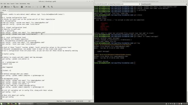 Git config on Ubuntu Server #63 смотреть онлайн
