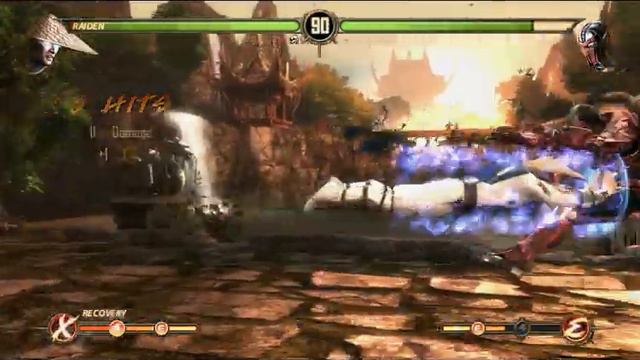 Mortal Kombat 9 Raiden Expert Ladder Kintaro Little Cat And Electric Death For Shao Kahn смотреть онлайн