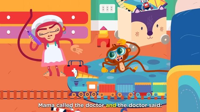 #FiveLittleMonkeys Jumping On The Bed | Babiloo #NurseryRhymes & #KidsSongs