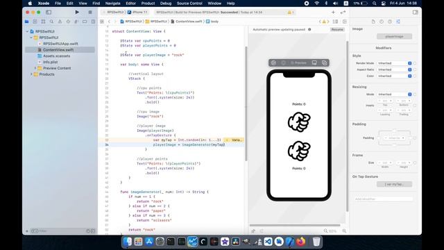 Develop Rock Paper Scissors game in Xcode using SwiftUI смотреть онлайн
