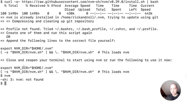 DevTips Daily: Rick and Roll Project - Installing NVM on the Digital Ocean Ubuntu Server смотреть онлайн