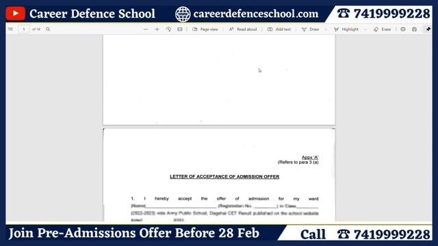 APS Dagshai 2022 Important Document Admission के समय Join Crash Course Now | Call us 7419999228 | смотреть онлайн