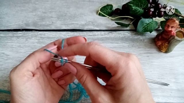 вязание с нуля. Набираем петли на спицы. смотреть онлайн