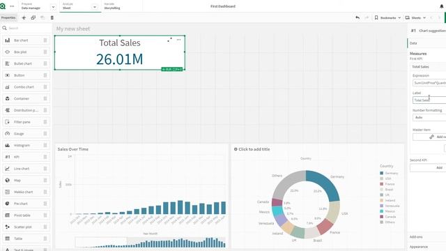 Build your first app in QLIK SENSE - QLIK SENSE basics for beginners. смотреть онлайн