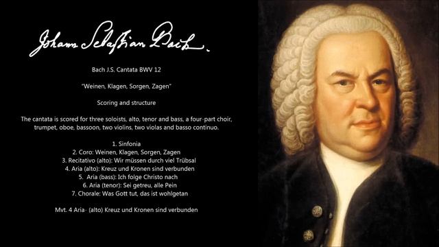 Bach J.S. Cantata BWV 12 смотреть онлайн