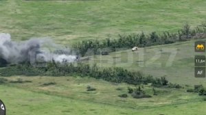 подрыв украинской колонны на минах на Времьевском выступе