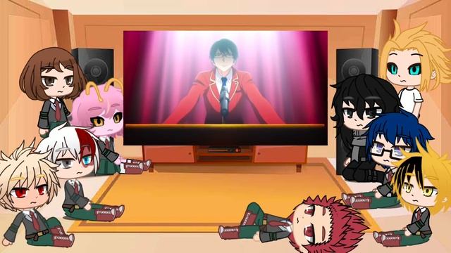 Bnha react to deku as ayanokoji leaving UA AU смотреть онлайн