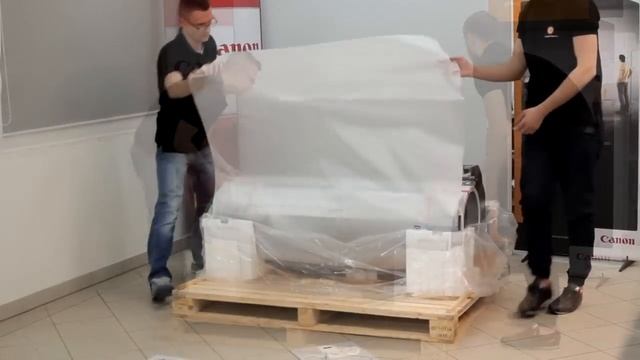 How to install plotter Canon imagePrograf iPF670 & iPF770 смотреть онлайн