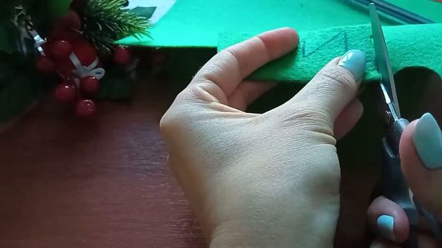 DIY НОВОГОДНЕЕ УКРАШЕНИЕ ДЛЯ КУХНИ ИЗ ФЕТРА ?