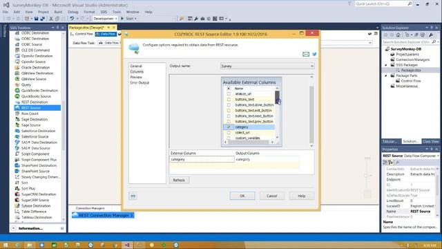 Connect SurveyMonkey to SQL Server - SSIS integration by COZYROC смотреть онлайн