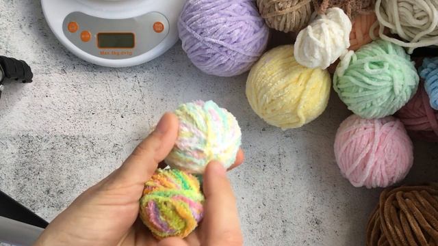 Запасы пряжи/Плюшевая и фактурная/Часть 2/Пряжа для вязания игрушек. смотреть онлайн