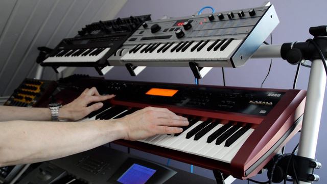 Korg MicroKorg & Karma song Fields of Magnetic 7.4.2019 смотреть онлайн