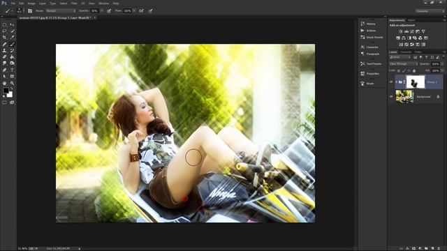 Photoshop Tutorial - Star Diffusion Effect смотреть онлайн