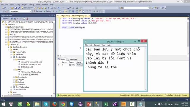 Giải bài tập SQL - create table, database - insert into - update - delete смотреть онлайн