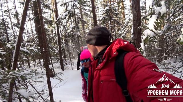 По пояс в снегу. Прем на Урманские скалы! смотреть онлайн