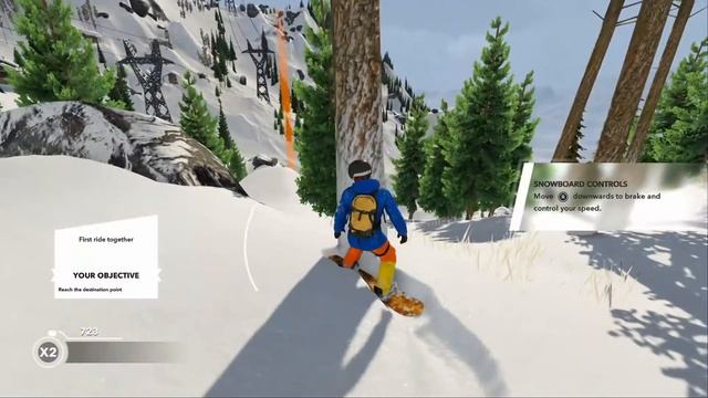 STEEP X GAMES SNOWBOARDING GAMEPLAY PS4 смотреть онлайн