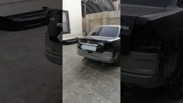 замена заднего фартук приоры смотреть онлайн