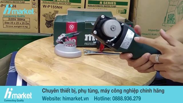 Máy Mài Góc METABO WEV 17-125 QUICK INOX , Chính Hãng LH:0888936279