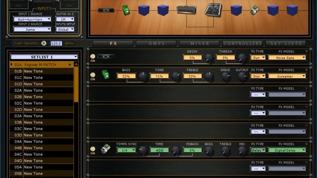 LINE 6 HD500 - Yngwie Malsteen Sound Patch смотреть онлайн