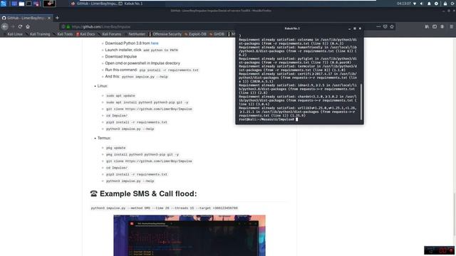 Kali Linux- SMS BOMBER Kullanımı -2020 смотреть онлайн