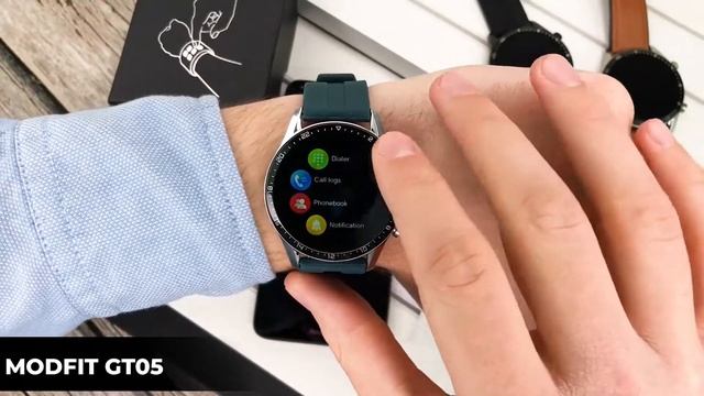 Обзор часов Modfit GT05 All Black смотреть онлайн