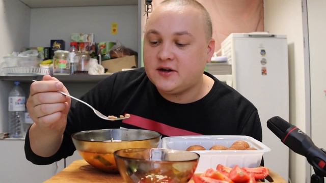 ДОШИРАК БЕЛЬМЕШИ БЕЛЯШИ МИНИ/ Давайте с кайфом по точим/ мукбанг MUKBANG смотреть онлайн