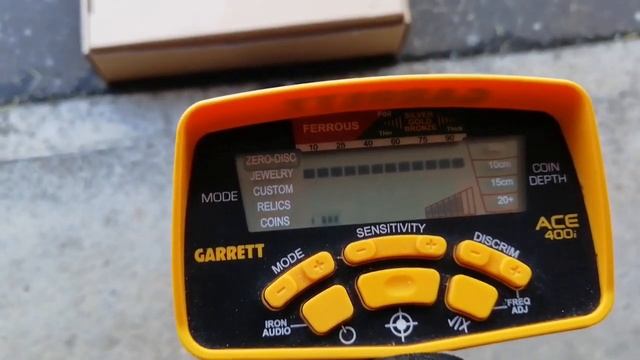 GARRETT ACE APEX V GARRETT ACE 400i NAIL BOARD TEST