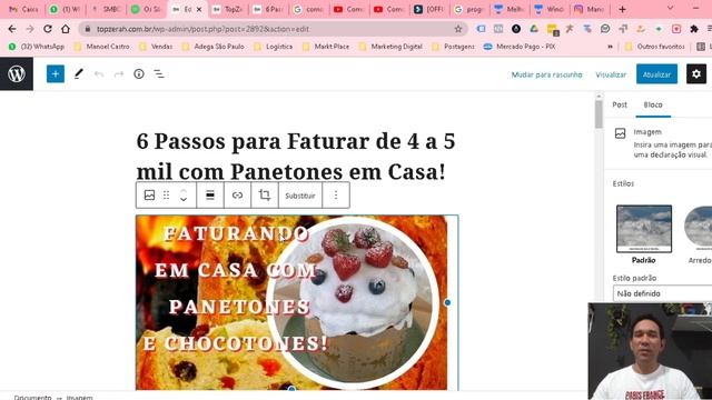 Como colocar uma foto em destaque numa postagem no WordPress - Manoel Castro смотреть онлайн