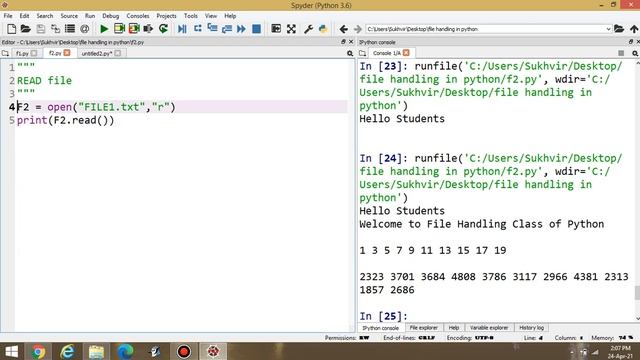 Workshop on Python for 15 Days : Day 13 : File Handling смотреть онлайн