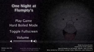 One Night at Flumpty's (Full Game Walkthrough) || Hard Boiled Mode, All Jumpscares, etc