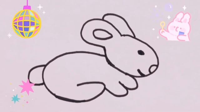 How to draw a rabbit easily.Как легко нарисовать кролика.Qanday qilib quyonni osongina chizish mumk смотреть онлайн