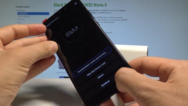 How to EMUI Recovery Mode in HUAWEI Nova 3 - eRecovery Mode |HardReset.Info смотреть онлайн