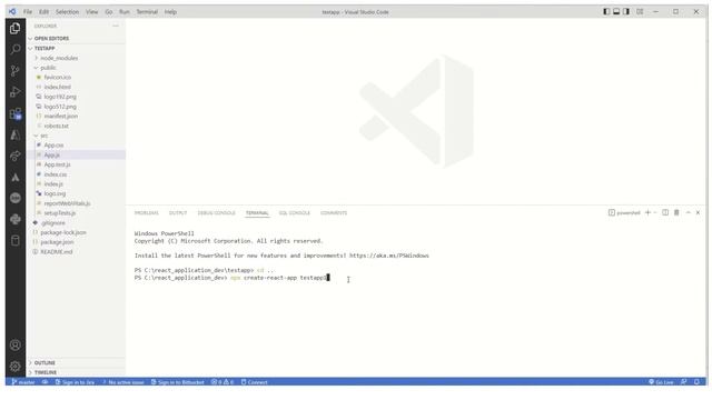 Learn how to create a basic react application using Visual Studio Code смотреть онлайн