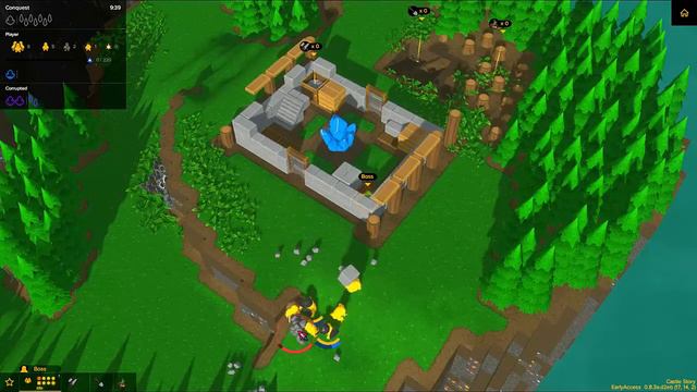 Играем в castle story #1 Строим крепость смотреть онлайн