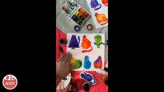 Рисуем шкодливых котов с Lil.School смотреть онлайн