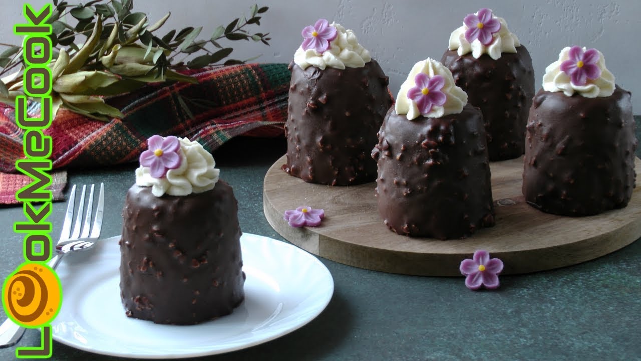 МУССОВОЕ ПИРОЖНОЕ ЭСКИМО. Шоколадный сливочный десерт. Эскимо в шоколадной глазури с орешками. смотреть онлайн