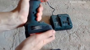 Как зарядить батарею шуруповерта зарядным устройством?