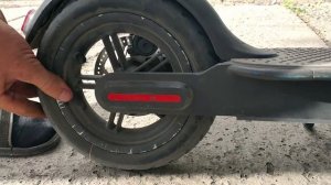 Как накачать колесо самоката Xiaomi Mijia, что бы избежать прокола?