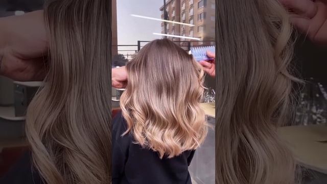 окрашивание волос в технике Балаяж #haircolor #балаяж #balayage #колорист #окрашивание #контуринг смотреть онлайн