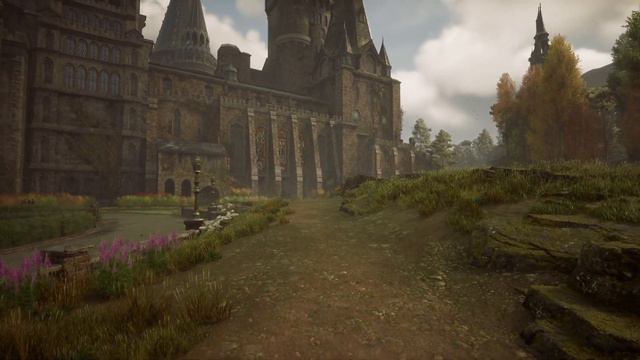 Relaxed Walk From Ravenclaw Common Room To Owlery In Hogwarts Legacy