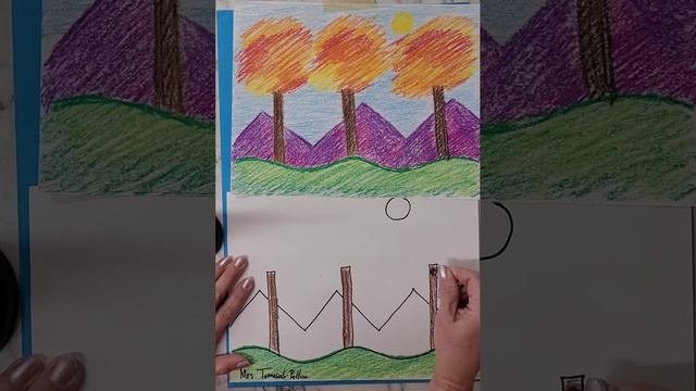 how to draw fall trees easy @artmakeslifemeri смотреть онлайн