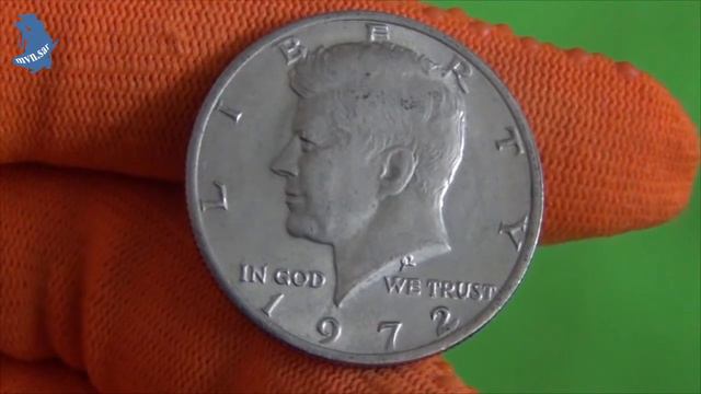 50 центов (1/2 доллара) 1972 года (Кеннеди) США . Монетный двор Филадельфия. #502 смотреть онлайн