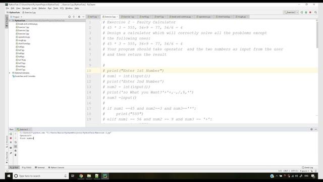 Python Exercise 2: Faulty Calculator Solution| Python Tutorials For Absolute Beginners In Hindi #19 смотреть онлайн