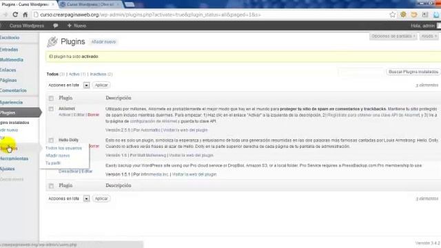Curso Online Wordpress - Plugins ó Artefactos