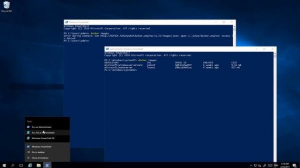 Docker Error - Error during connect docker engine Access is denied