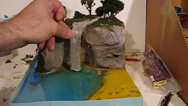 Make A Diorama Waterfall